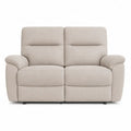 Sofa dwuosobowa materiałowa beżowa