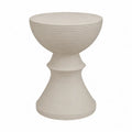 Biały ceramiczny stolik 45 cm